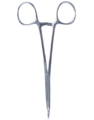 Angler's Accessories Curved Forceps 5.5in in Matte Stainless